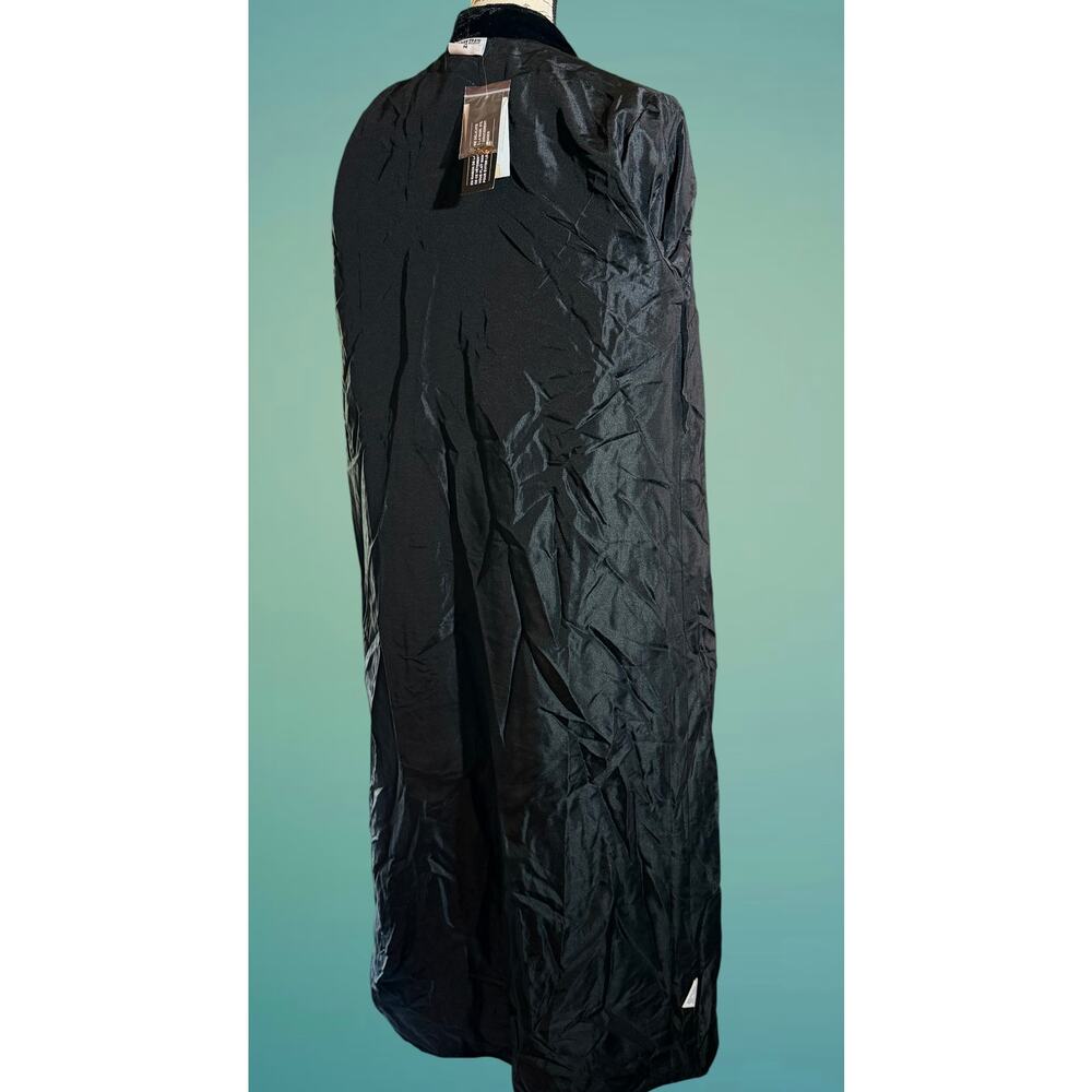 Crazy Train The Strait Y2K Long Line Velvet Western Glam Duster NWT - Picture 9 of 14